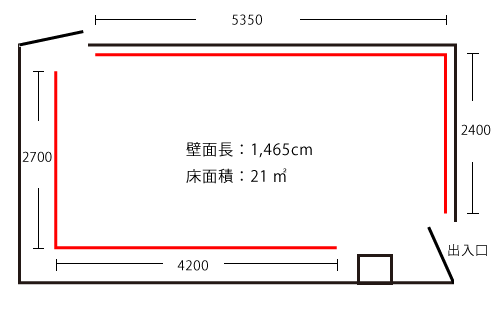 ギャラリー平面図